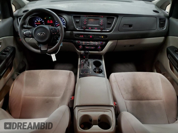 2017 Kia Sedona LX with VIN KNDMB5C14H6218920, listed as a Copart auction lot 51538425 with 178,862 mi miles and Clean Title. Bid and sale history available at DreamBid. Image 8.