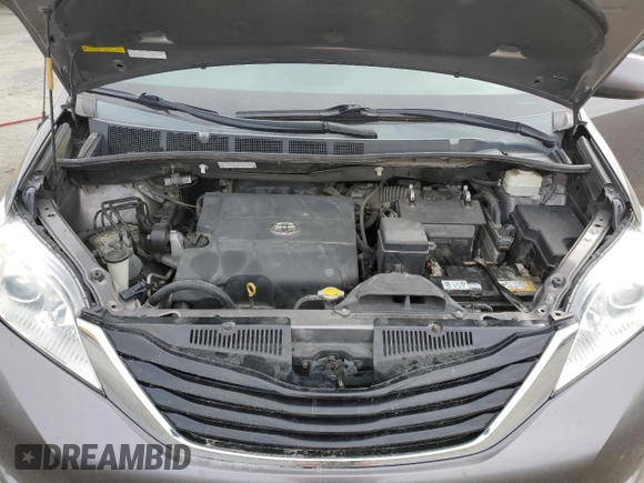 2014 Toyota Sienna LE with VIN 5TDJK3DC7ES073648, listed as a Copart auction lot 50554095 with 136,236 mi miles and Salvage Title. Bid and sale history available at DreamBid. Image 12.