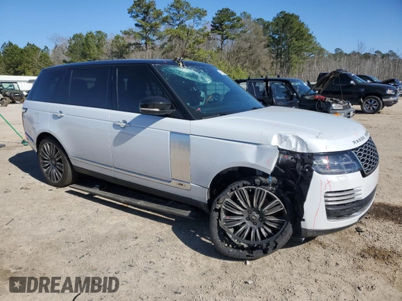 2020 Land Rover Range Rover Autobiography with VIN SALGV5SE9LA567952, listed as a Copart auction lot 44683925 with 56,779 mi miles and Clean title. Bid and sale history available at DreamBid. Image 4.