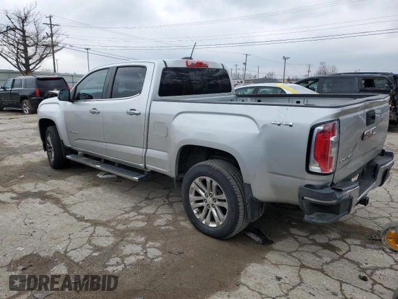2015 GMC Canyon 4WD SLT with VIN 1GTG6CE33F1183608, listed as a Copart auction lot 45346075 with 96,881 mi miles and Salvage Title. Bid and sale history available at carsss.com. Image 2.