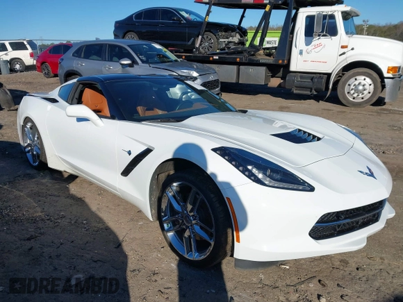 2018 Chevrolet Corvette 3LT with VIN 1G1YF2D77J5104700, listed as a IAAI auction lot 41225626 with 25,091 mi miles. Bid and sale history available at carsss.com. Image 1.