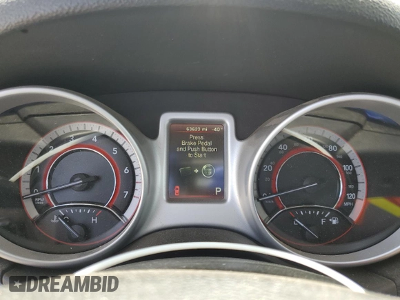 2019 Dodge Journey SE with VIN 3C4PDCBB1KT779370, listed as a Copart auction lot 53846695 with 63,623 mi miles and Salvage Title. Bid and sale history available at DreamBid. Image 9.