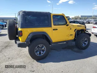 2021 Jeep Wrangler Sport with VIN 1C4GJXAG1MW631732, listed as a Copart auction lot 76422494 with 14,062 mi miles and Salvage Title. Bid and sale history available at DreamBid. Image 3.