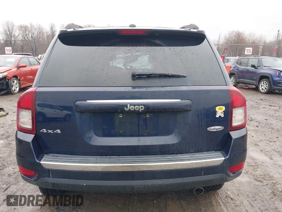 2016 Jeep Compass High Altitude Edition with VIN 1C4NJDEB0GD696124, listed as a IAAI auction lot 41973334 with 67,056 mi miles. Bid and sale history available at carsss.com. Image 17.