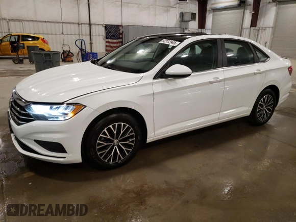 2020 Volkswagen Jetta S z VIN 3VWC57BUXLM086035, wystawiony jako Copart lot #52112945 z przebiegiem 74 540 mil mil oraz Szkoda całkowita • Salvage title. Historia ofert i sprzedaży dostępna na DreamBid. Obrazek 1.