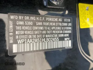 2017 Porsche Macan z VIN WP1AA2A51HLB02455, wystawiony jako Copart lot #65446845 z przebiegiem 74 195 mil mil oraz Szkoda całkowita • Salvage title. Historia ofert i sprzedaży dostępna na DreamBid. Obrazek 14.