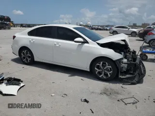 2021 Kia Forte LXS with VIN 3KPF24AD6ME334222, listed as a Copart auction lot 59055525 with Not provided miles and Salvage title. Bid and sale history available at DreamBid. Image 4.