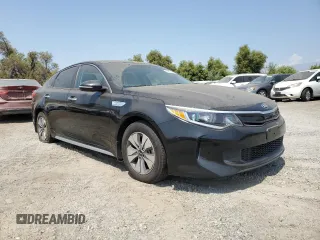 2018 Kia Optima Hybrid Premium with VIN KNAGT4LE1J5020795, listed as a Copart auction lot 64109534 with 112,941 mi miles and Salvage Title. Bid and sale history available at carsss.com. Image 1.