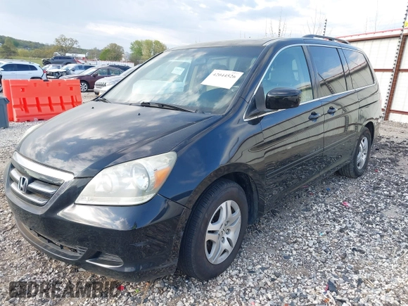 2007 Honda Odyssey EX-L with VIN 5FNRL38767B139398, listed as a IAAI auction lot 42044526 with 191,041 mi miles. Bid and sale history available at carsss.com. Image 2.