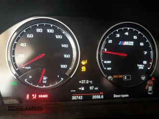 2019 BMW M2 Competition with VIN WBS2U7C51KVB09212, listed as a Copart auction lot 64323704 with 30,743 mi miles and Salvage Title. Bid and sale history available at carsss.com. Image 9.