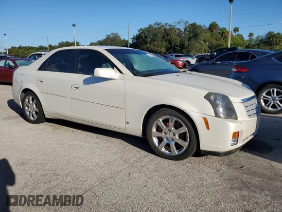2007 Cadillac CTS with VIN 1G6DP577X70150045, listed as a Copart auction lot 74453524 with Not Provided miles and Salvage Title. Bid and sale history available at DreamBid. Image 4.
