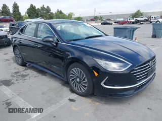 2023 Hyundai Sonata Hybrid Limited with VIN KMHL54JJ0PA061460, listed as a IAAI auction lot 42081519 with 54,624 mi miles. Bid and sale history available at carsss.com. Image 1.