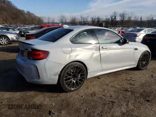2020 BMW M2 Competition z VIN WBS2U7C08L7F94944, wystawiony jako Copart lot #42017934 z przebiegiem 48 595 mil mil oraz Nie do naprawy • Non repairable. Historia ofert i sprzedaży dostępna na DreamBid. Obrazek 3.