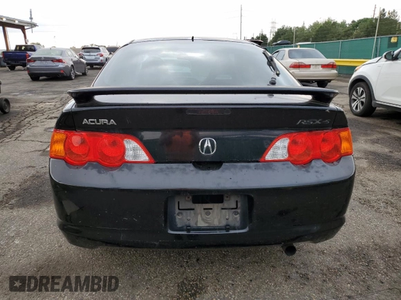 2002 Acura RSX Type S with VIN JH4DC53062C024756, listed as a Copart auction lot 65296325 with 187,957 mi miles and Clean title. Bid and sale history available at DreamBid. Image 6.