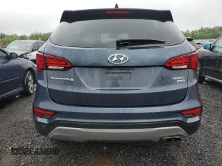 2017 Hyundai Santa Fe 2.4L with VIN 5XYZTDLB2HG388227, listed as a Copart auction lot 60418195 with 105,230 mi miles and Clean title. Bid and sale history available at DreamBid. Image 6.