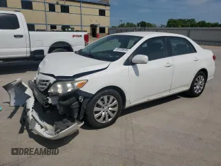 2013 Toyota Corolla L with VIN 5YFBU4EE4DP182127, listed as a Copart auction lot 53725815 with 108,078 mi miles and Salvage Title. Bid and sale history available at carsss.com. Image 1.