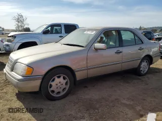 1996 Mercedes-Benz C with VIN WDBHA28E4TF347813, listed as a Copart auction lot 45211785 with 87,312 mi miles and Clean Title. Bid and sale history available at carsss.com. Image 1.