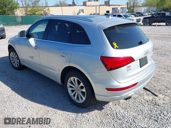 2013 Audi Q5 Premium Plus with VIN WA1LFAFP1DA085057, listed as a IAAI auction lot 41959939 with 204,931 mi miles and . Bid and sale history available at DreamBid. Image 3.