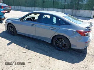 2025 Honda Civic Si with VIN 2HGFE1E54SH474457, listed as a IAAI auction lot 41978147 with 1,558 mi miles and . Bid and sale history available at DreamBid. Image 3.