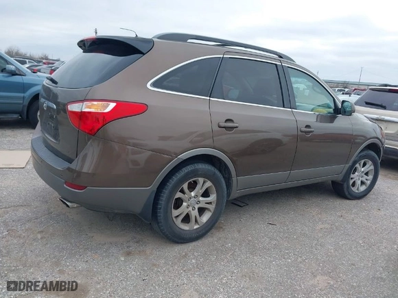 2012 Hyundai Veracruz Limited with VIN KM8NU4CC0CU185229, listed as a IAAI auction lot 41612829 with 179,666 mi miles. Bid and sale history available at carsss.com. Image 4.