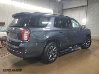 2021 Chevrolet Tahoe Z71 with VIN 1GNSKPKD9MR452601, listed as a Copart auction lot 49108375 with 69,849 mi miles and Salvage Title. Bid and sale history available at carsss.com. Image 3.