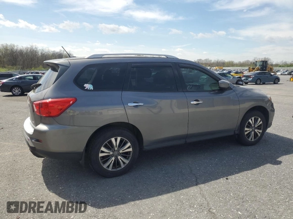 2017 Nissan Pathfinder SL with VIN 5N1DR2MM5HC614967, listed as a Copart auction lot 53985725 with 0 mi miles and Clean Title. Bid and sale history available at carsss.com. Image 3.