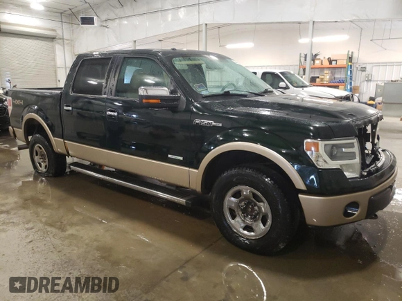 2013 Ford F-150 XL with VIN 1FTFW1ET6DKG30200, listed as a Copart auction lot 52416615 with 236,974 mi miles and Salvage Title. Bid and sale history available at carsss.com. Image 4.