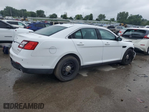 2017 Ford Police Interceptor with VIN 1FAHP2L86HG145032, listed as a Copart auction lot 60970945 with 109,098 mi miles and Salvage title. Bid and sale history available at DreamBid. Image 3.