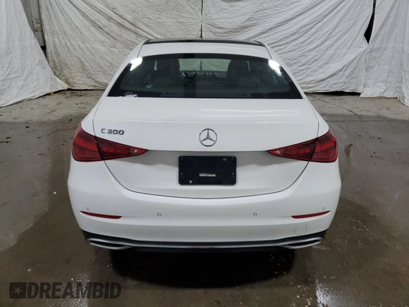 2024 Mercedes-Benz C 300 with VIN W1KAF4GB9RR219314, listed as a Copart auction lot 65782025 with 30,364 mi miles and Clean title. Bid and sale history available at DreamBid. Image 6.