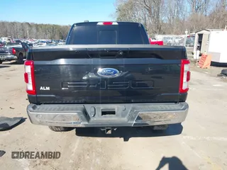 2021 Ford F-150 XL with VIN 1FTFW1E58MFA84347, listed as a IAAI auction lot 41402387 with 133,150 mi miles. Bid and sale history available at carsss.com. Image 16.