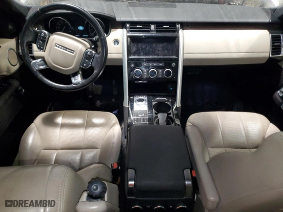 2017 Land Rover Discovery HSE with VIN SALRRBBV1HA034724, listed as a Copart auction lot 45859335 with 136,432 mi miles and Salvage Title. Bid and sale history available at carsss.com. Image 8.