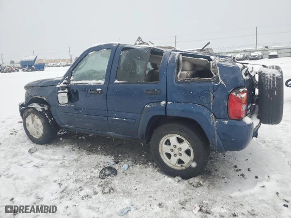 2003 Jeep Liberty Limited with VIN 1J4GL58K73W691404, listed as a Copart auction lot 45161815 with 154,334 mi miles and Salvage Title. Bid and sale history available at carsss.com. Image 2.