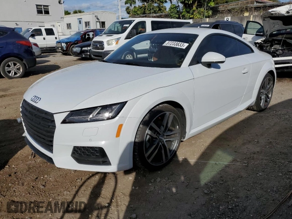2020 Audi TT with VIN TRUAEAFV1L1000947, listed as a Copart auction lot 37233833 with 22,657 mi miles and . Bid and sale history available at DreamBid. Image 1.