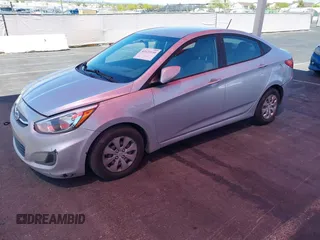2017 Hyundai Accent SE with VIN KMHCT4AE5HU236813, listed as a IAAI auction lot 42125146 with 140,275 mi miles and . Bid and sale history available at carsss.com. Image 2.