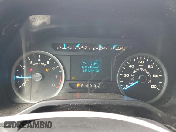 2017 Ford F-150 XL with VIN 1FTEW1E85HFA35022, listed as a Copart auction lot 48306355 with 139,326 mi miles and Salvage Title. Bid and sale history available at DreamBid. Image 9.
