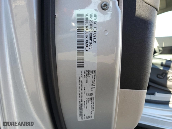 2024 Chrysler Pacifica Hybrid Select with VIN 2C4RC1S7XRR126870, listed as a Copart auction lot 50692075 with 0 mi miles and Clean Title. Bid and sale history available at carsss.com. Image 14.