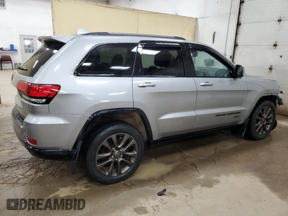 2016 Jeep Grand Cherokee Limited 75th Anniversary with VIN 1C4RJFBG0GC389068, listed as a Copart auction lot 54564355 with 90,332 mi miles and Clean Title. Bid and sale history available at DreamBid. Image 3.