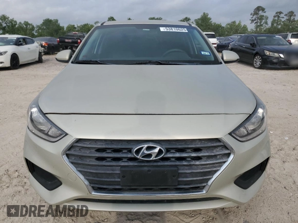 2018 Hyundai Accent SE with VIN 3KPC24A33JE017505, listed as a Copart auction lot 53810625 with 106,679 mi miles and Salvage Title. Bid and sale history available at carsss.com. Image 5.