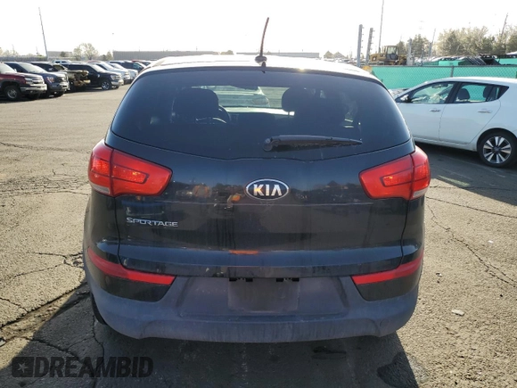 2015 Kia Sportage LX with VIN KNDPBCAC8F7764830, listed as a Copart auction lot 52429445 with 108,807 mi miles and Salvage Title. Bid and sale history available at DreamBid. Image 6.