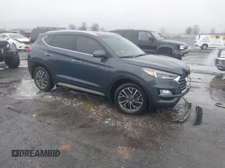 2021 Hyundai Tucson SEL z VIN KM8J33AL9MU282980, wystawiony jako IAAI lot #41543638 z przebiegiem 46 713 mil mil oraz . Historia ofert i sprzedaży dostępna na DreamBid. Obrazek 1.