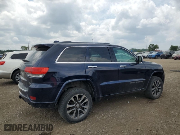 2017 Jeep Grand Cherokee Overland с VIN 1C4RJFCG4HC694654, выставлен на аукционе Copart как лот 60788645 с пробегом 155 642 миль миль и Списание • Salvage title. История ставок и продаж доступна на DreamBid. Изображение 3.