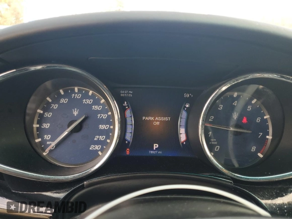 2014 Maserati Quattroporte GTS z VIN ZAM56PPA1E1072964, wystawiony jako Copart lot #48786035 z przebiegiem 78 927 mil mil oraz Szkoda całkowita • Salvage title. Historia ofert i sprzedaży dostępna na DreamBid. Obrazek 9.
