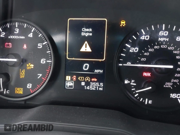 2024 Subaru Impreza with VIN JF1GUABC7R8379504, listed as a IAAI auction lot 42172088 with 14,521 mi miles and . Bid and sale history available at DreamBid. Image 16.