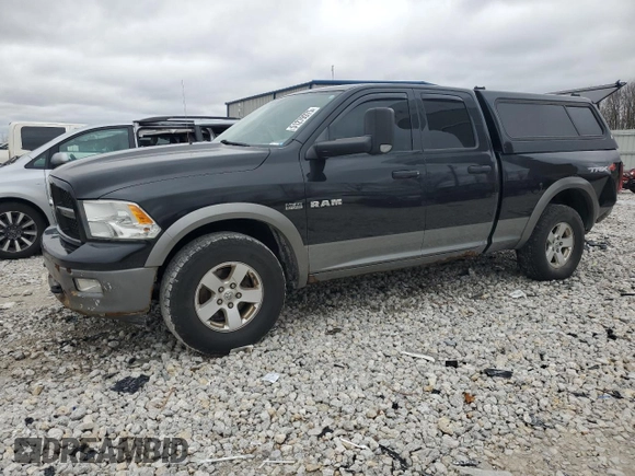 2010 Dodge 1500 Laramie with VIN 1D7RV1GT4AS186572, listed as a Copart auction lot 51279975 with 189,093 mi miles and Salvage Title. Bid and sale history available at DreamBid. Image 1.