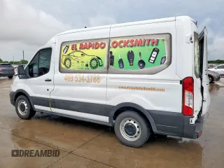 2023 Ford Transit with VIN 1FTYE1CGXPKA13081, listed as a Copart auction lot 55583935 with 126,698 mi miles and Salvage title. Bid and sale history available at DreamBid. Image 2.