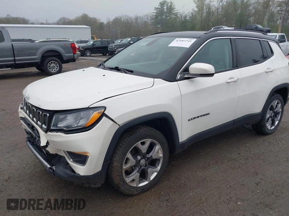 2020 Jeep Compass Limited z VIN 3C4NJDCB0LT233570, wystawiony jako IAAI lot #42182241 z przebiegiem 59 858 mil mil oraz . Historia ofert i sprzedaży dostępna na DreamBid. Obrazek 2.