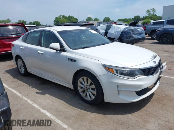 2016 Kia Optima LX with VIN 5XXGT4L34GG061718, listed as a IAAI auction lot 42176256 with 115,572 mi miles and . Bid and sale history available at carsss.com. Image 13.