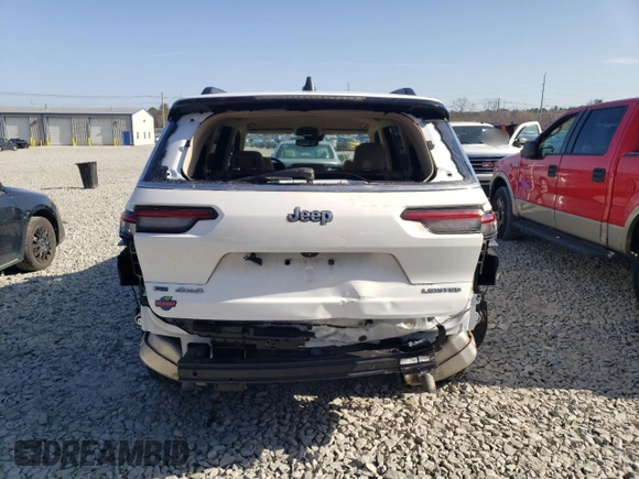 2021 Jeep Grand Cherokee Limited z VIN 1C4RJKBG1M8122237, wystawiony jako Copart lot #45899505 z przebiegiem 69 022 mil mil oraz Szkoda całkowita • Salvage title. Historia ofert i sprzedaży dostępna na DreamBid. Obrazek 6.