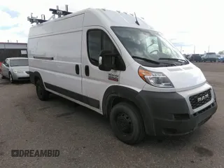 2022 Ram ProMaster Cargo with VIN 3C6LRVDG8NE123557, listed as a IAAI auction lot 41782930 with 55,967 mi miles and . Bid and sale history available at DreamBid. Image 1.