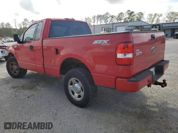 2005 Ford F-150 XL with VIN 1FTRF14W05NB33328, listed as a Copart auction lot 51165025 with 166,137 mi miles and Salvage Title. Bid and sale history available at carsss.com. Image 2.